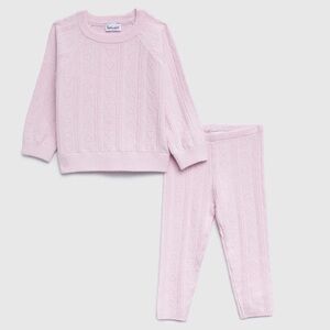 💕x2HP💕Splendid Infant Girls Lots of Love Sweater Set pink